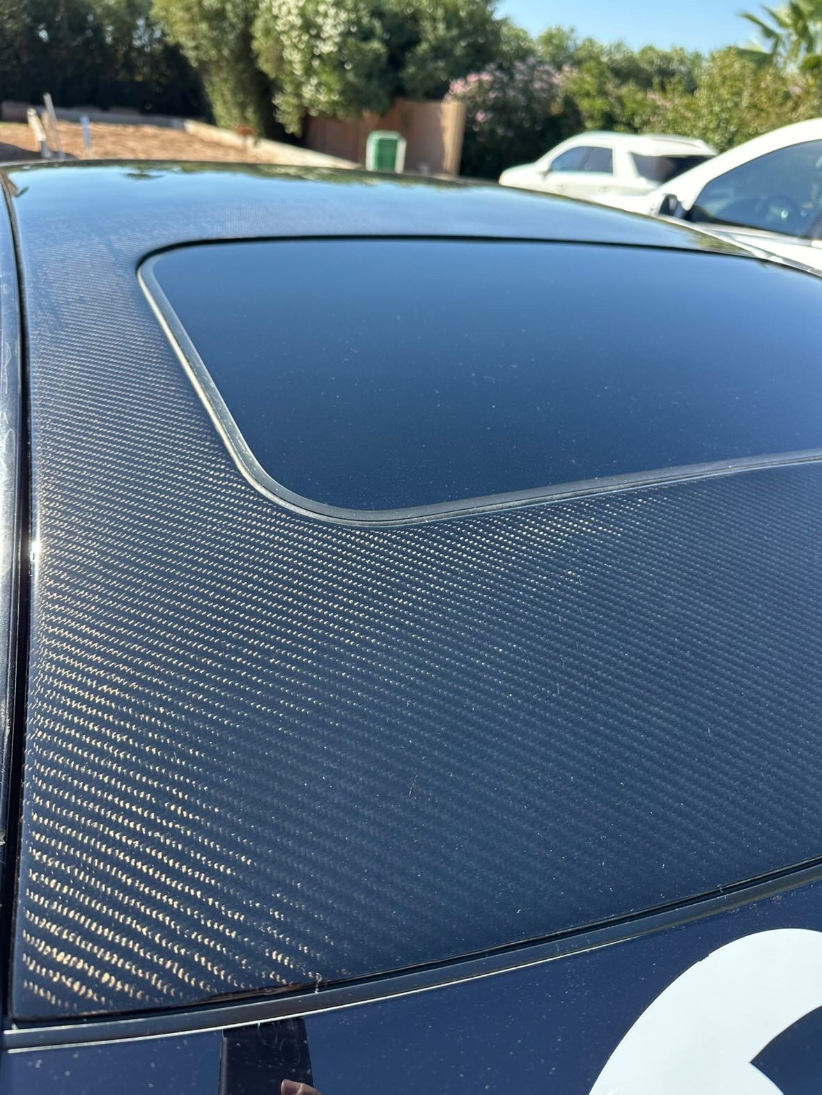 G37 Sedan Carbon Fiber Roof Cap