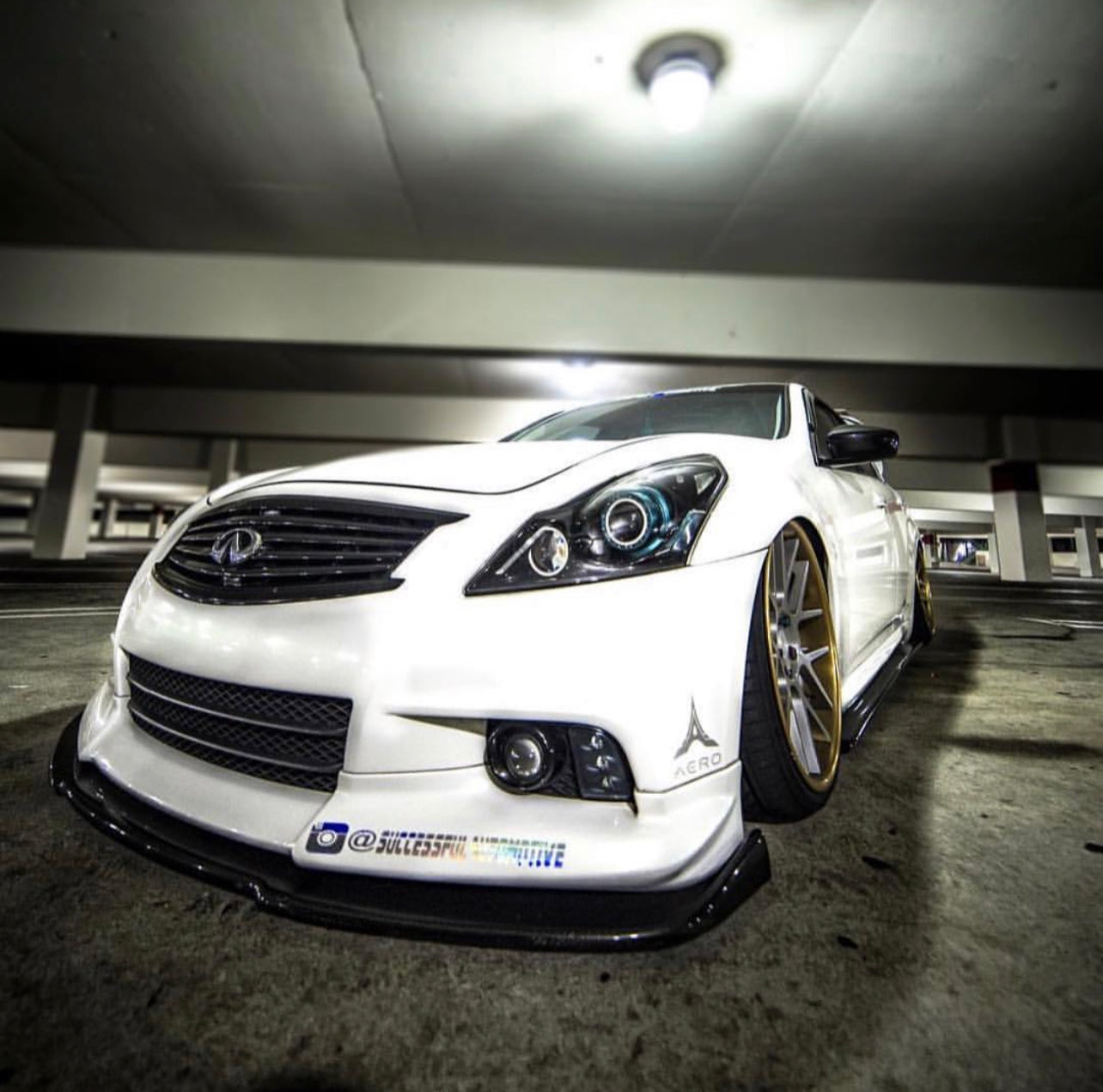2010+ INFINITI G SPORT SEDAN CARBON FIBER FRONT SPLITTER