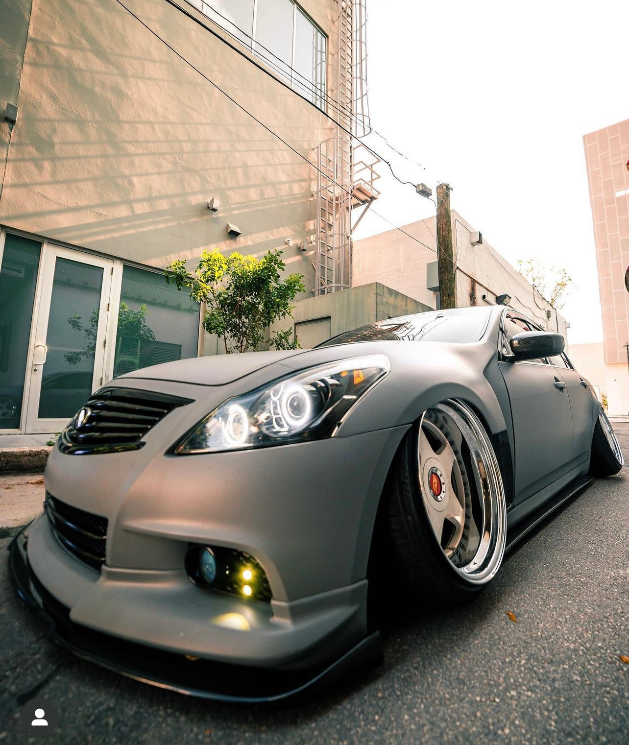 2010+ INFINITI G SPORT SEDAN CARBON FIBER FRONT SPLITTER