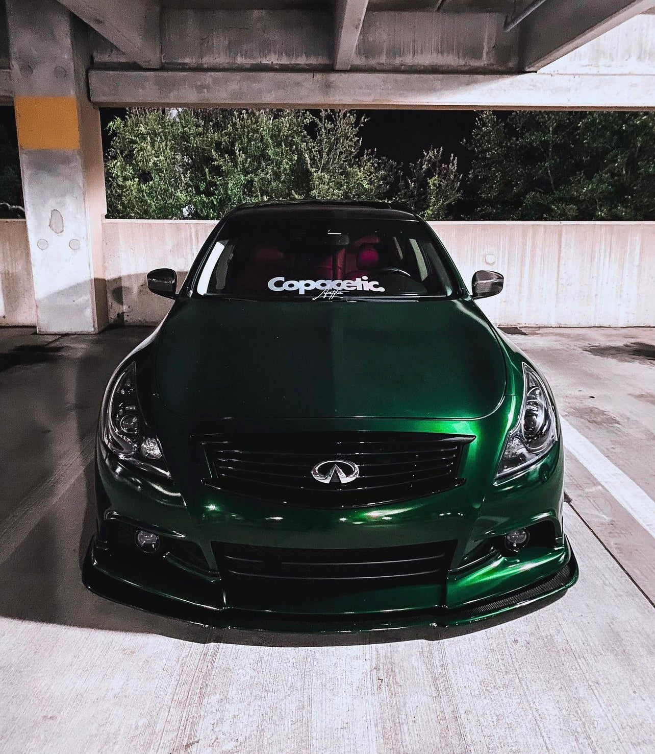 2010+ INFINITI G SPORT SEDAN CARBON FIBER FRONT SPLITTER