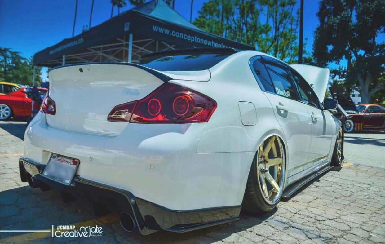 2007+ INFINITI CARBON FIBER SIDE SPLITTERS