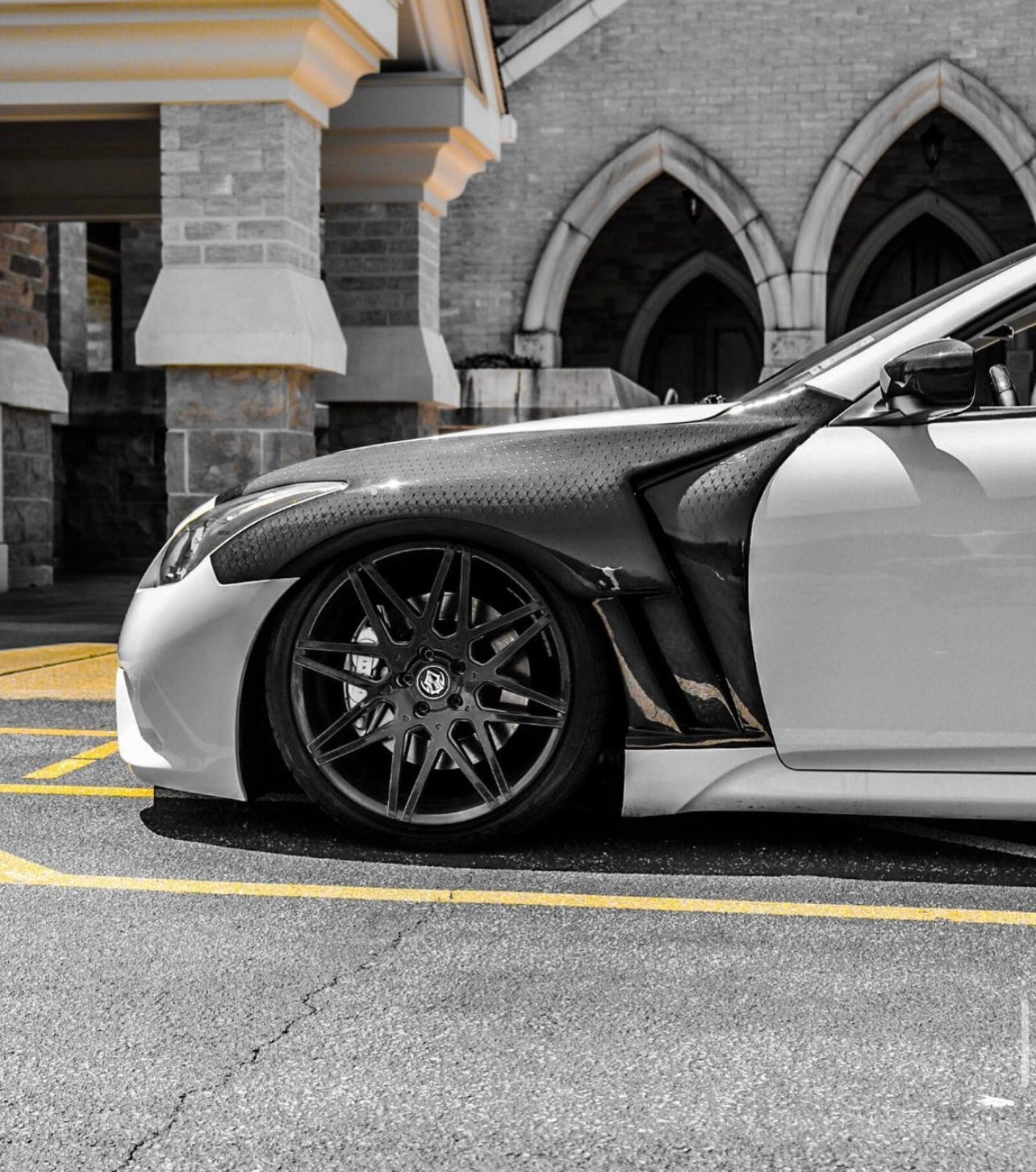 G37 overfenders shop
