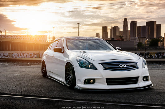 2007+ INFINITI CARBON FIBER SIDE SPLITTERS