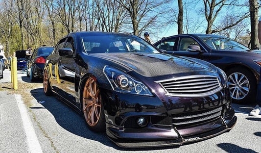 2008 + INFINITI G SEDAN CARBON FIBER TS STYLE HOOD