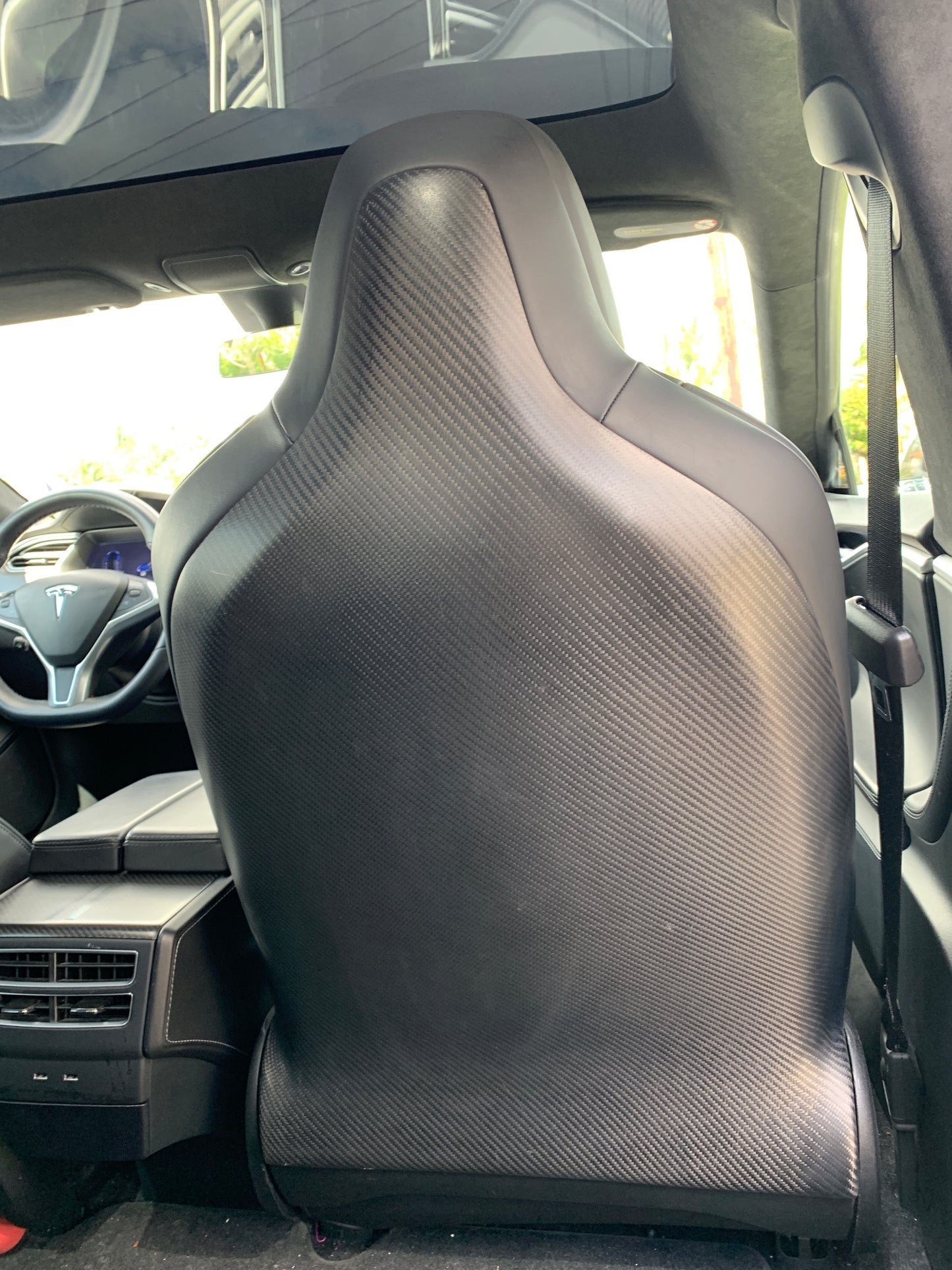 Tesla model S Carbon fiber seat back