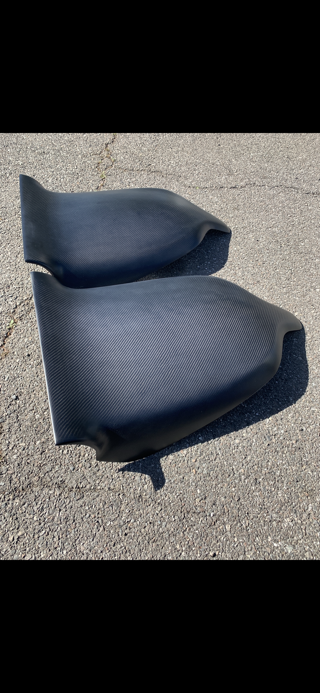 Tesla 2016 + Model X carbon fiber seat backs